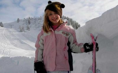 Tracey Davies tells how her nine-year-old daughter, who has cerebral palsy, took to the slopes in Villars-sur-Ollon