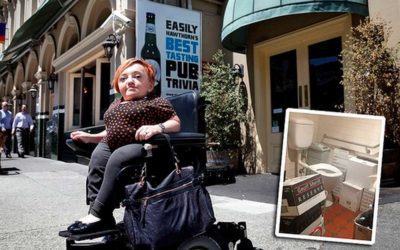 Disabled make a point in social media and says that hotels do not respect accessibility rules