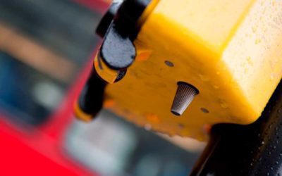 The secret button at pedestrian crossings.  Additional aid for blind people.