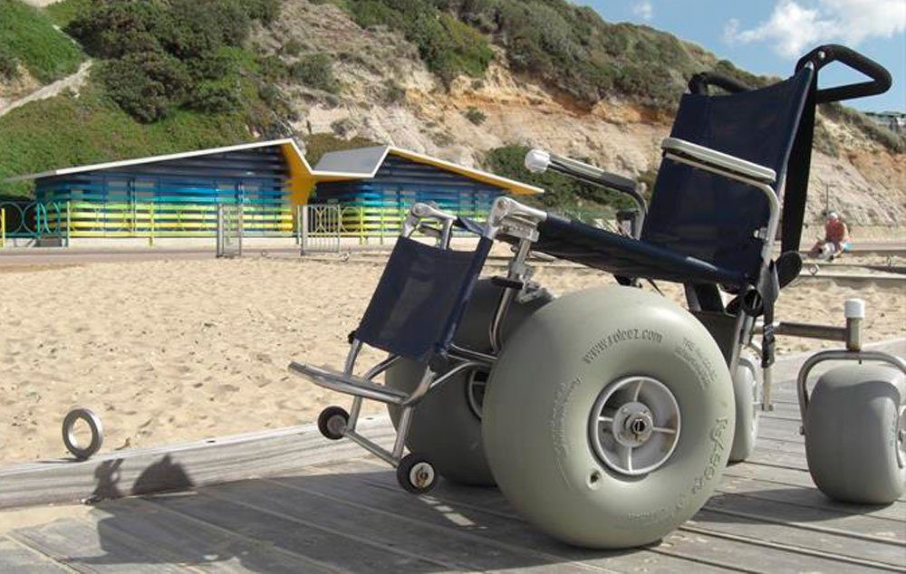 Beach wheelchairs with balloon tires are available to all disabled beach goers to ensure that everyone can enjoy this amazing seven mile beach