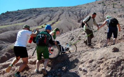 Turistas con discapacidad física ponen a prueba sus límites en Tenerife