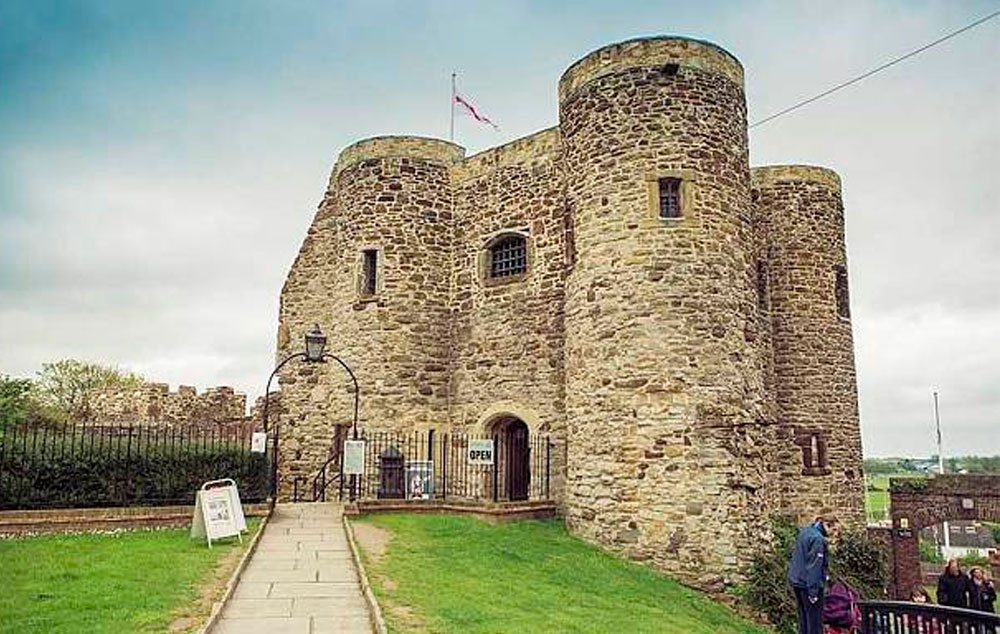 Access was improved at Ypres Tower in Rye by creating a gently sloping approach path