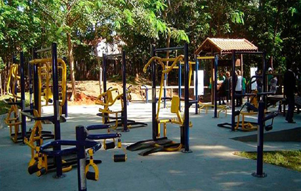 Parque da Água Branca recebeu equipamentos de musculação adaptados