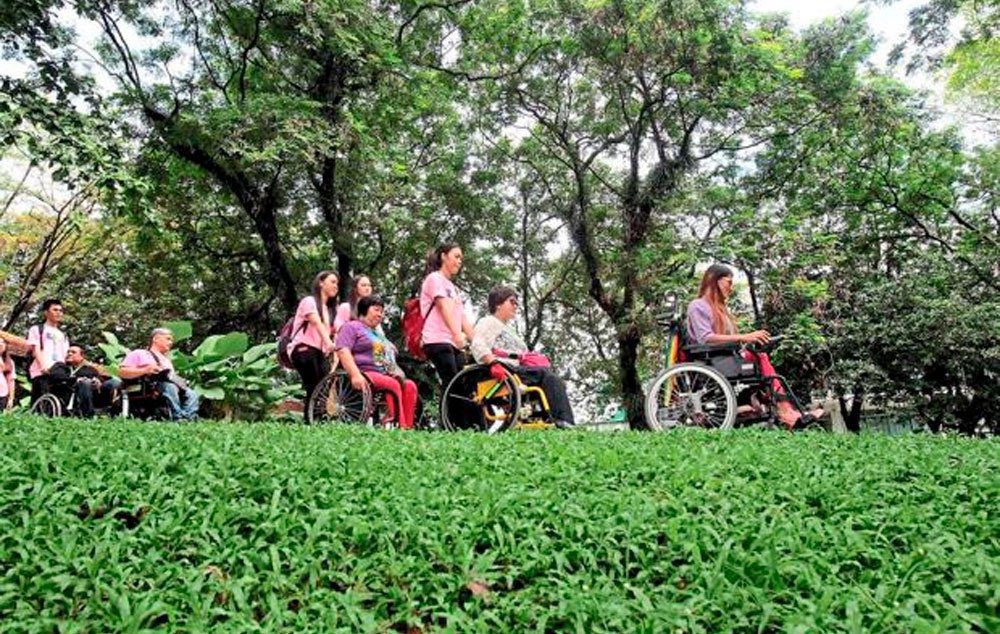 While volunteers are a welcome help, it’s equally important that facilities and buildings are designed in such a way that they can be used independently by tourists with disabilities.