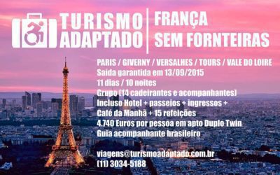 França sem Fronteiras. Acessibilidade numa encantadora viagem em grupo.