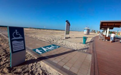 Dubai beach’s access ramp is a boon for wheelchair users and parents