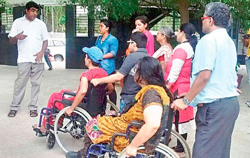 The first accessible tour — Kotturpuram tree walk; and (right) Aditya Sharma