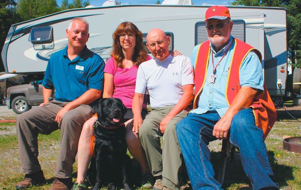 Members of the national Good Sam Club from Alaska, Arkansas and Vermont rallied together this weekend to celebrate a success story