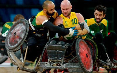 Rugby em Cadeira de Rodas. Paralimpíadas Rio 2016.