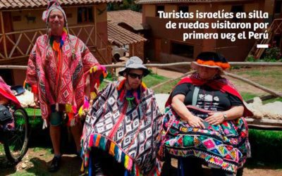 Turistas israelíes en silla de ruedas visitaron por primera vez el Perú