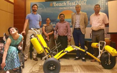 Candolim Beach In Goa Becomes The First Indian Beach To Be Accessed By People With Disabilities