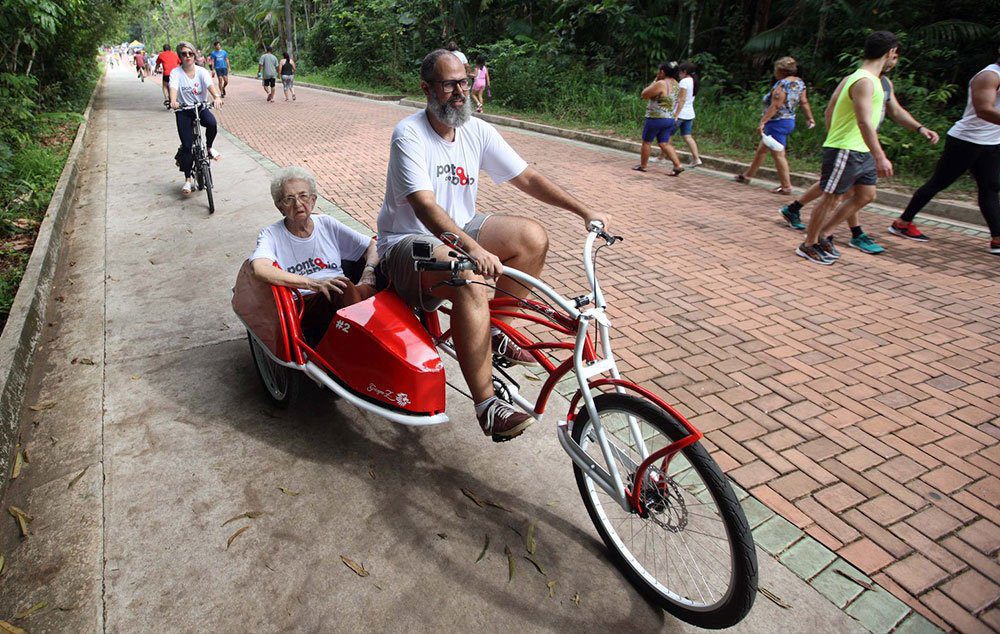 Ponto de Apoio bicicletas adaptadas. Projeto promove passeios gratuitos em Belém.