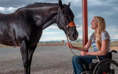 Andar Montar Rodeio – A Virada de Amberley. Cadeirante encontra forças na paixão por cavalos.