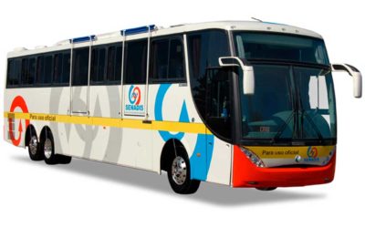 Caio Induscar produz ônibus rodoviário totalmente adaptado para pessoas com deficiência