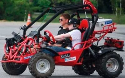 Buggy adaptado permite que cegos dirijam