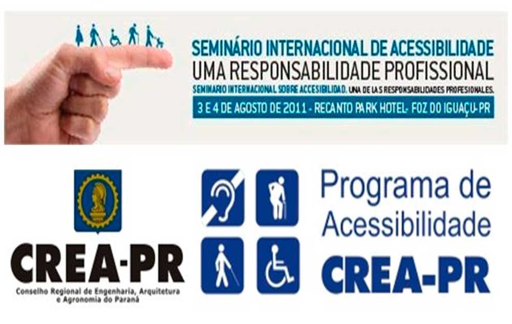 CREA-PR organiza Seminário Internacional de Acessibilidade e coloca lazer e turismo em sua programação