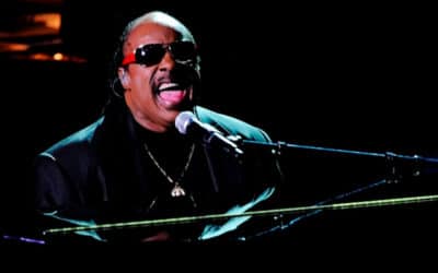 Stevie Wonder. Cego, negro e de origem humilde. O máximo de um exemplo de superação.