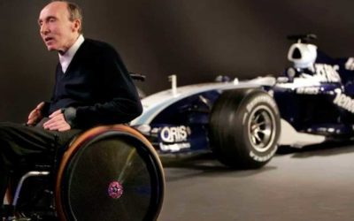 Frank Williams. Estar sobre rodas sempre fez parte de sua vida