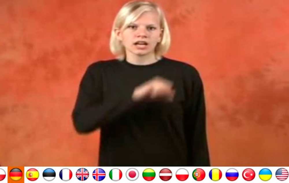Dicionário da língua gestual de diferentes países facilita a comunicação com surdos
