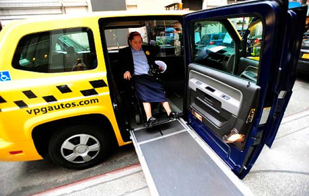 Taxis Test a New App For Wheelchair Users
