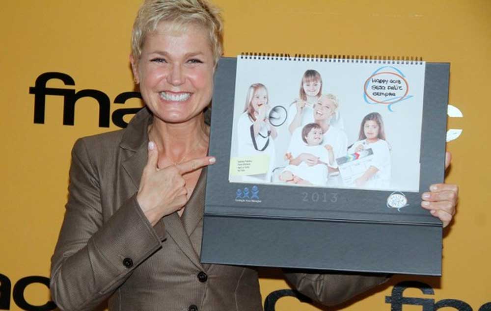 Xuxa lança Calendário ‘Happy Down’ 2013: ‘Eles são anjos’