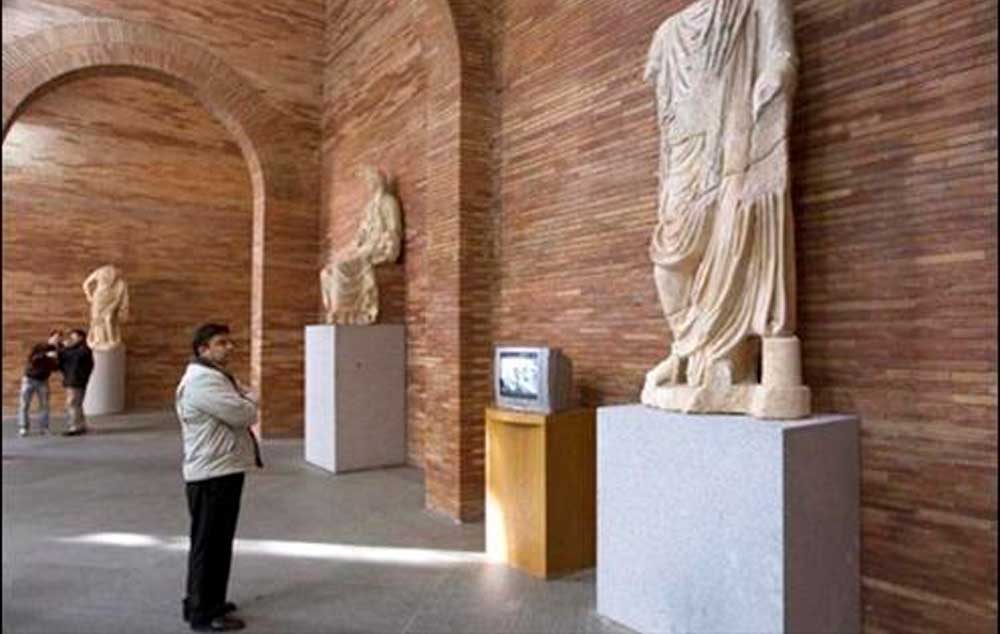 Interior of The National Museum of Roman Art in Merida