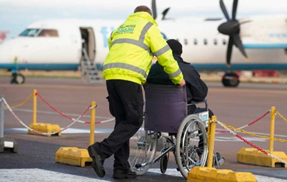 Special assistance service for people with disabilities at airports