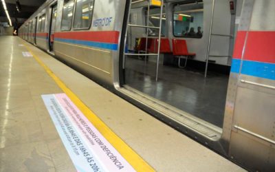 Metrô inaugura vagão exclusivo para mulheres e deficientes no DF