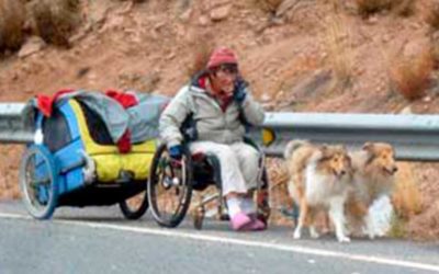 Una nueva hazaña en la Ruta: en silla de ruedas desde Valencia