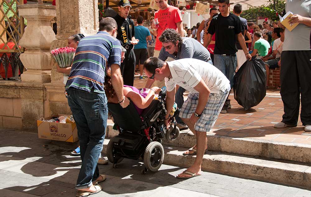 "Un escalón que impide el acceso en silla de ruedas es una discriminación" - Ignacio Osorio