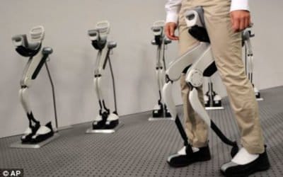 Experimental walk-assist device designed to enhance human mobility developed by Honda