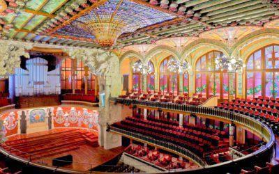 Bengalando no Palau de la Música em Barcelona