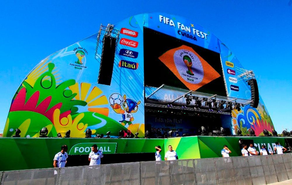 Durante a operação, ficou constatado que Fifa Fan Fest de Cuiabá não está adequado para receber as pessoas com deficiência