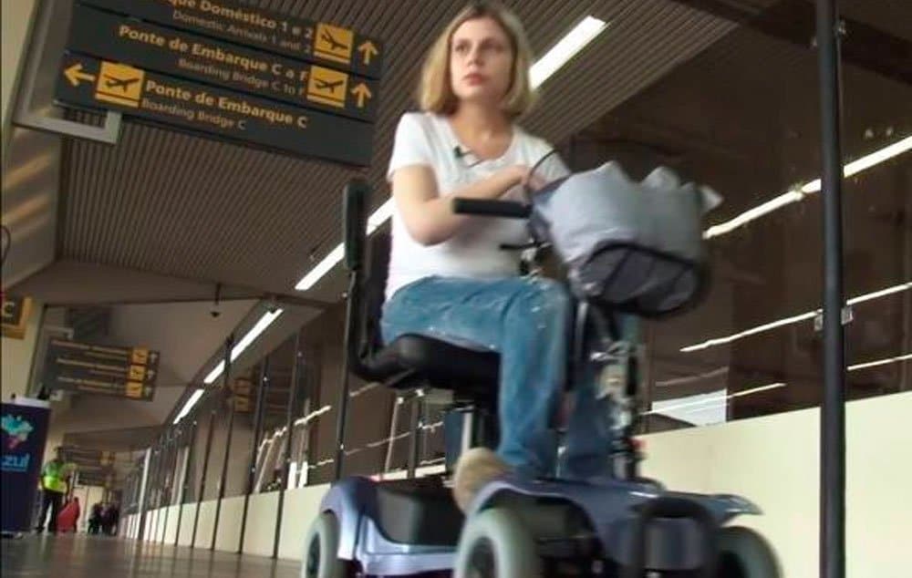 Nathalia Blagevitch Fernandez, em trecho do documentário “Acessibilidade nos aeroportos da Copa 2014”