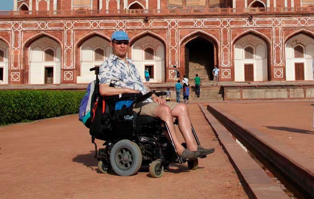 It may be much more difficult for Martin Heng to travel, but he's not letting his disability stop him to help make travel more accessible for others