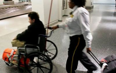 Airlines break too many wheelchairs