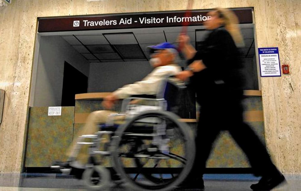 Wheelchair users have several strategies to consider when it comes to air travel restroom needs.