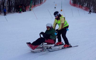 Adaptive Adventures: skiing with a disability