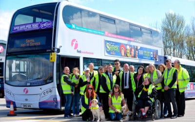 Campaign raises awareness of bus travel difficulties for blind and partially-sighted