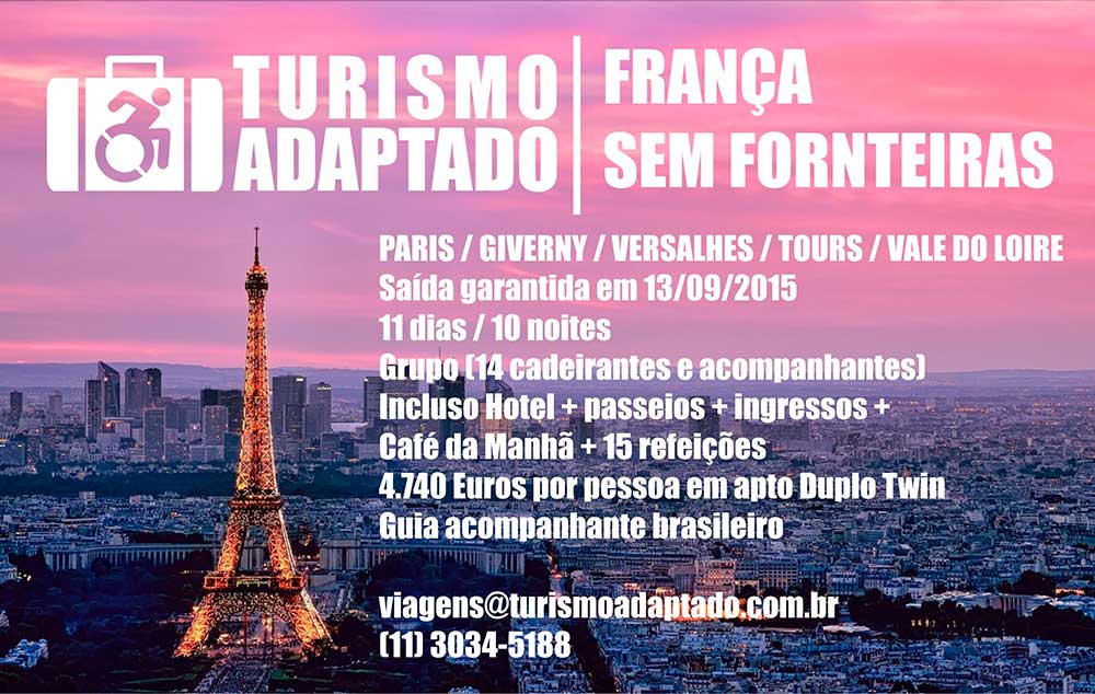 França sem Fronteiras. Acessibilidade numa encantadora viagem em grupo.