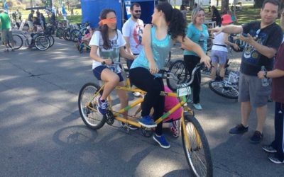Ciclolazer dá a pessoas com deficiência oportunidade de pedalar pela primeira vez