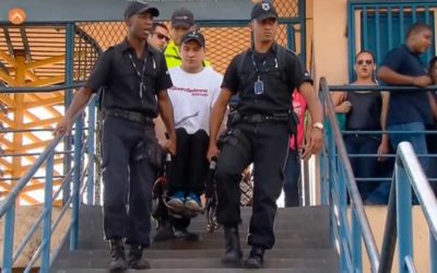 Clodoaldo Silva testa acessibilidade do transporte do Rio: trem é o ponto fraco