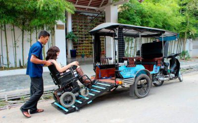 Wheelchair accessible tuk-tuk debuts