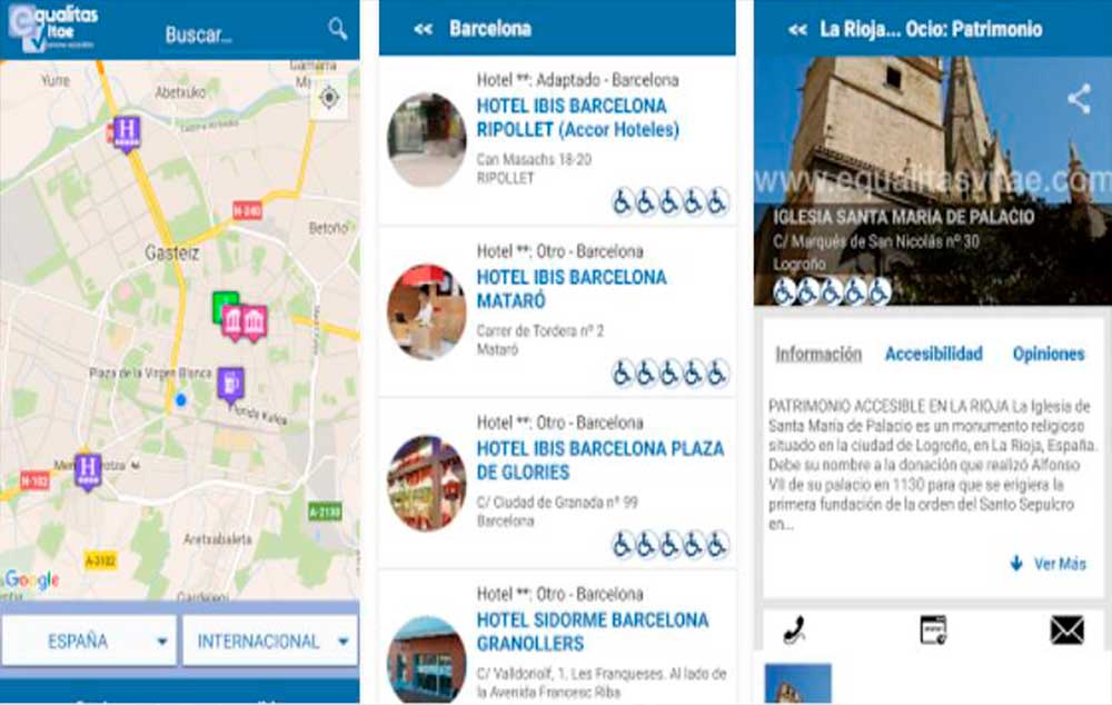 ‘Turismo Accesible’  es la nueva aplicación móvil creada por Equalitas Vitae, gestionada por personas con discapacidad