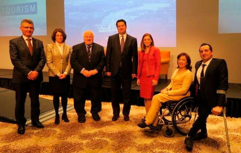 The Minister for Tourism and the Parliamentary Secretary for Rights of Persons with Disability addressed a business breakfast entitled Accessible Tourism for All