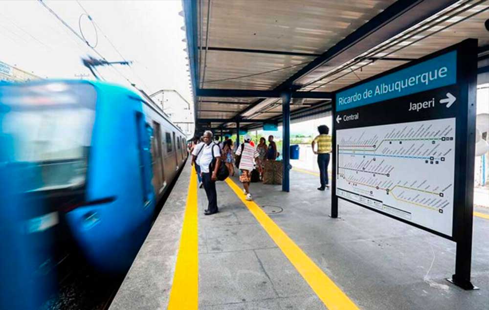 A inauguração da estação Ricardo de Albuquerque: dentro de padrões de acessibilidade