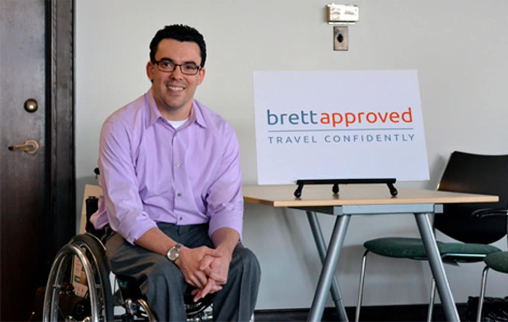 Brett Heising, the founder of Seed Spot venture Brett Approved, said he hopes to address the challenges of traveling accommodations for those with physical disabilities.