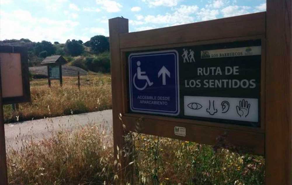 Ruta adaptada a personas con capacidades diferentes