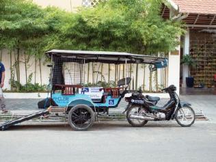 Phnom Penh’s first wheelchair-friendly tuktuk