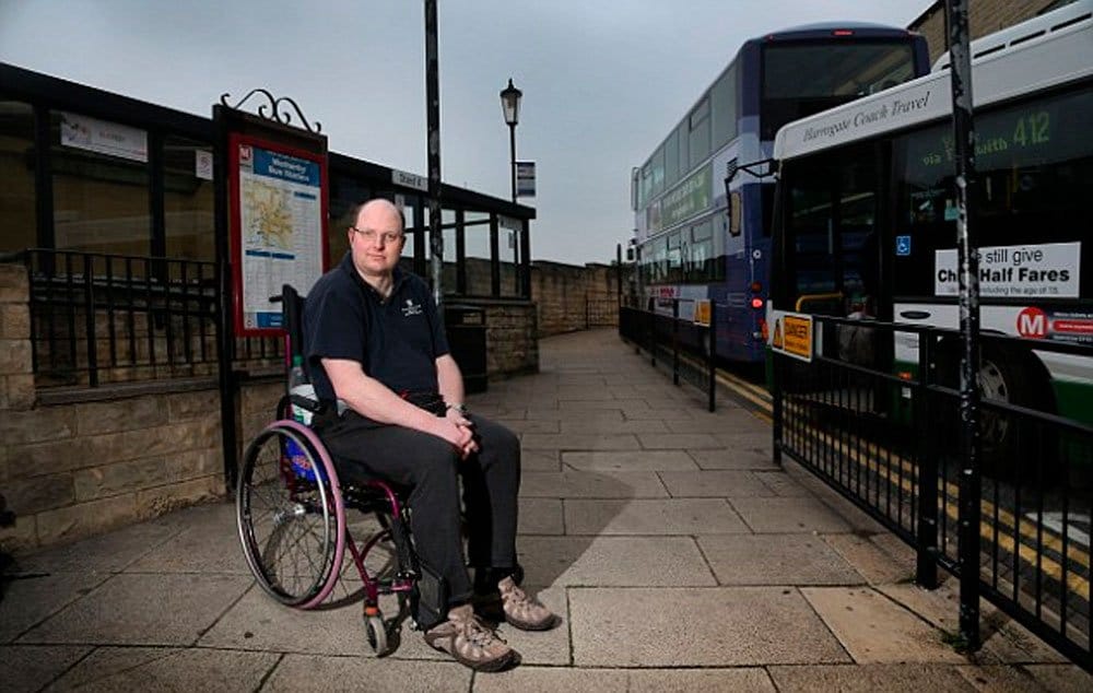 Mr Paulley says wheelchair users should not be left stranded if mothers refuse to fold their child's buggies